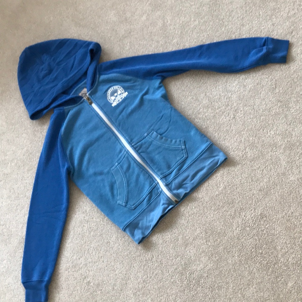 Beaver Canoe Boys Zip Up Sweatshirt Hoodie Size Medium
